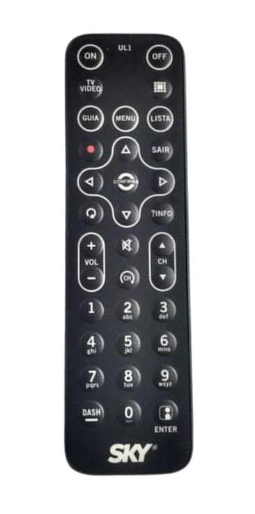 Manual para controle remoto SKY HDTV pode ser programado para funcionar com sua TV.