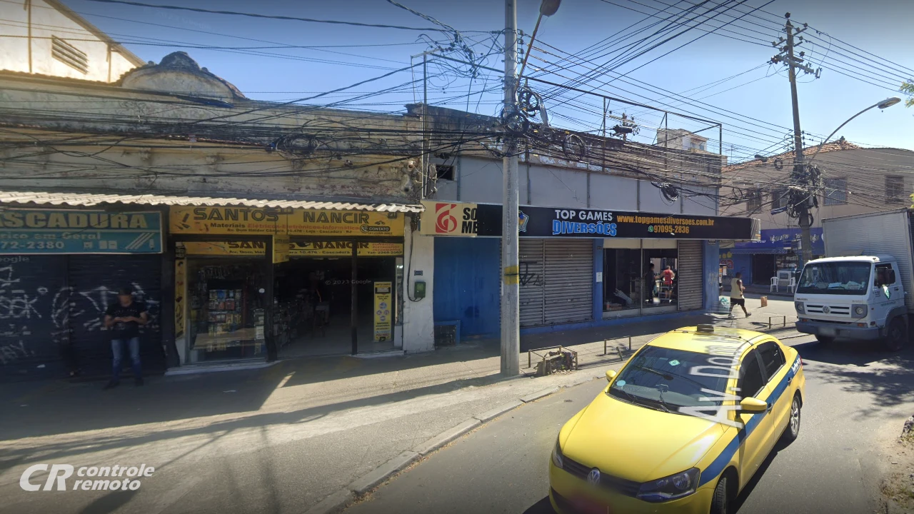 Loja parceira para reparos em controle remoto no bairro de Cascadura no Rio de Janeiro